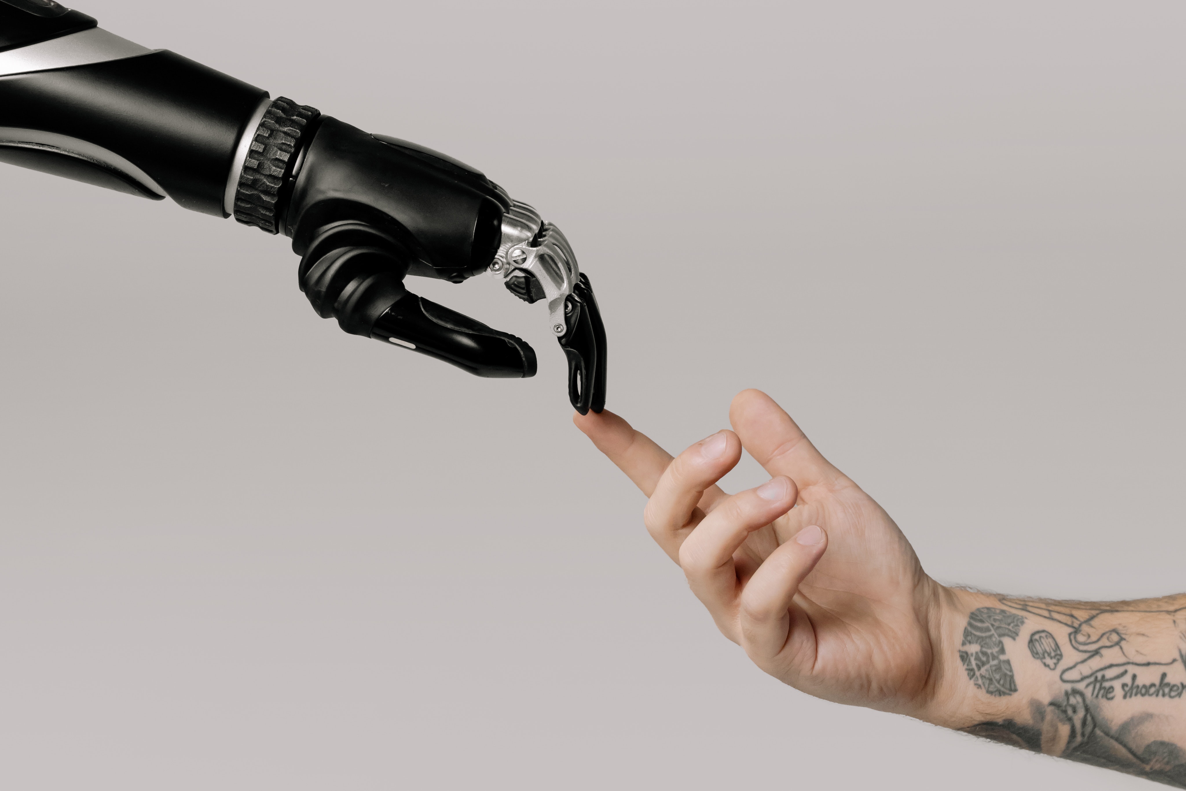 Human and Robot Touch hand