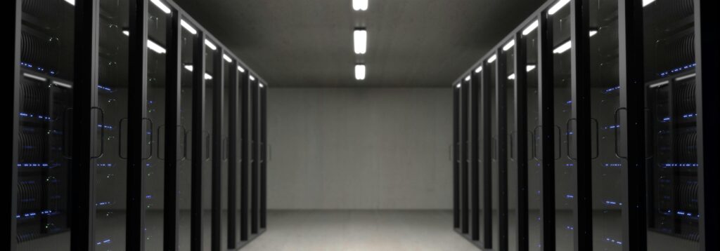 Server rooms of tech monopolies